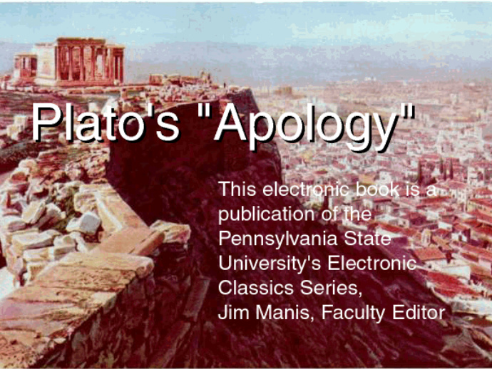 Cover of Apology