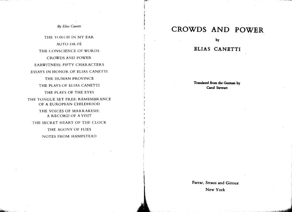 Cover of Canetti_Schreber