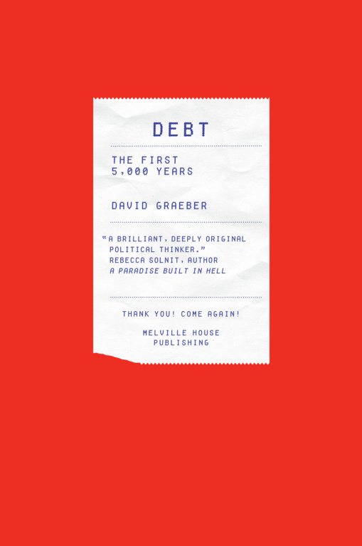 Cover of Debt - The First 5,000 Years