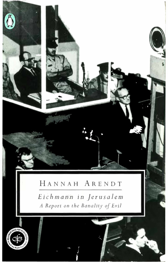 Cover of Eichmann in Jerusalem