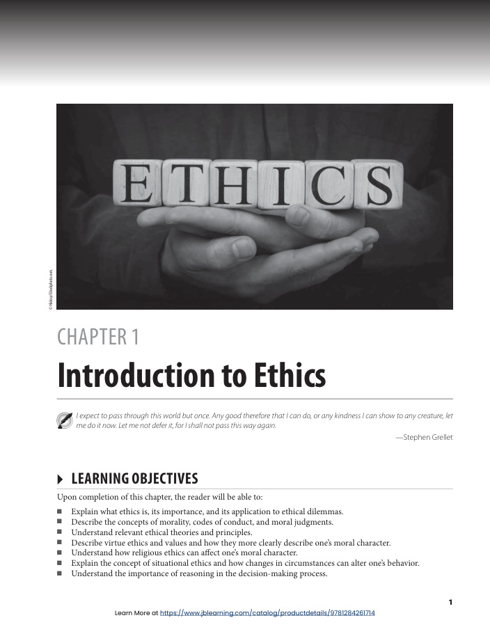 Cover of Ethics handbook