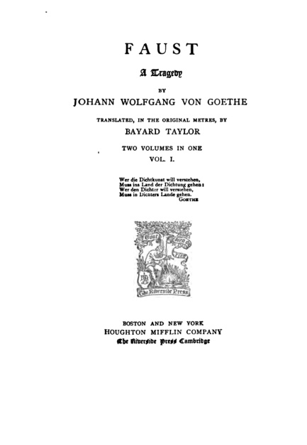Cover of Goethe