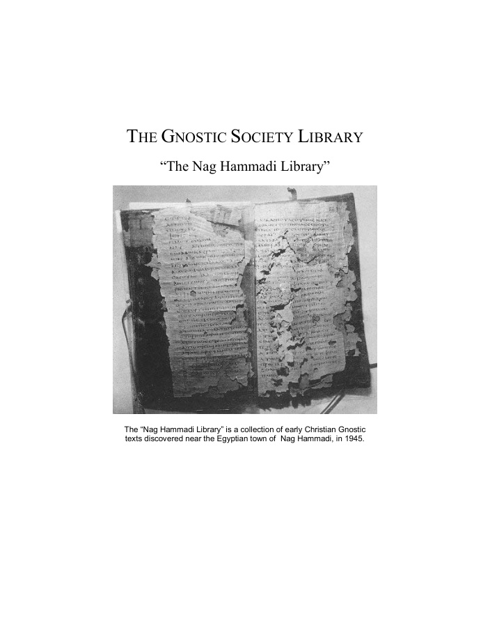 Cover of Nag Hammadi Library (Selection)