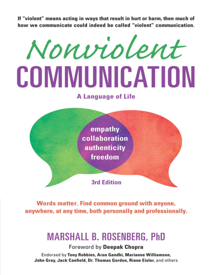 Cover of Nonviolent Communication