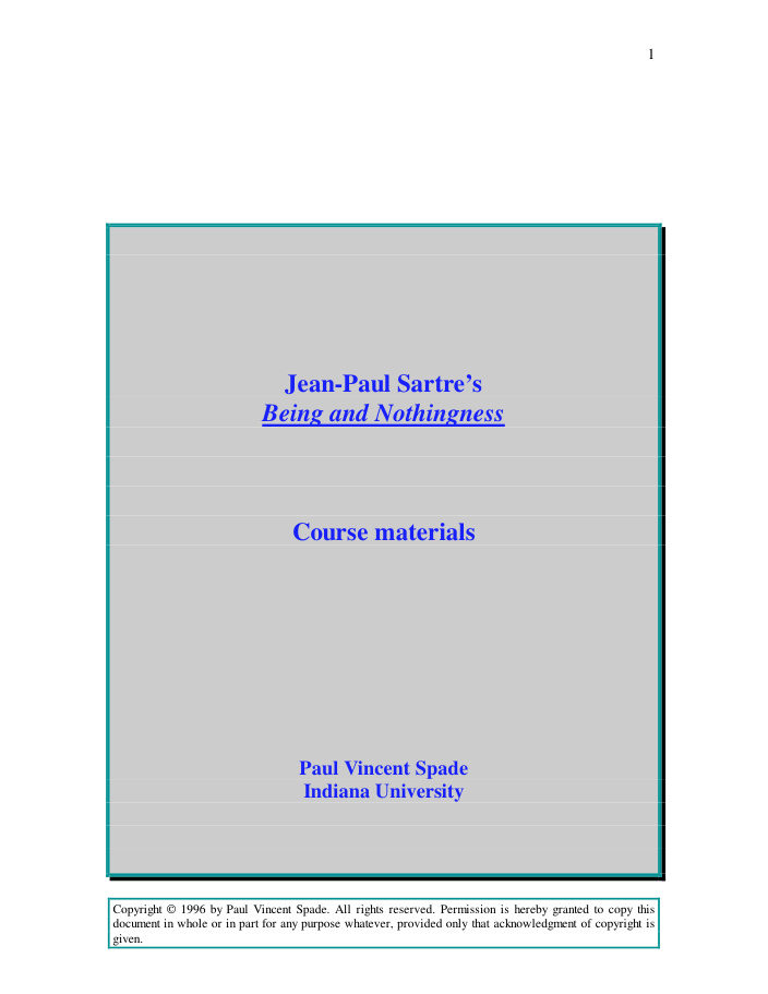 Cover of sartre 2 pdf