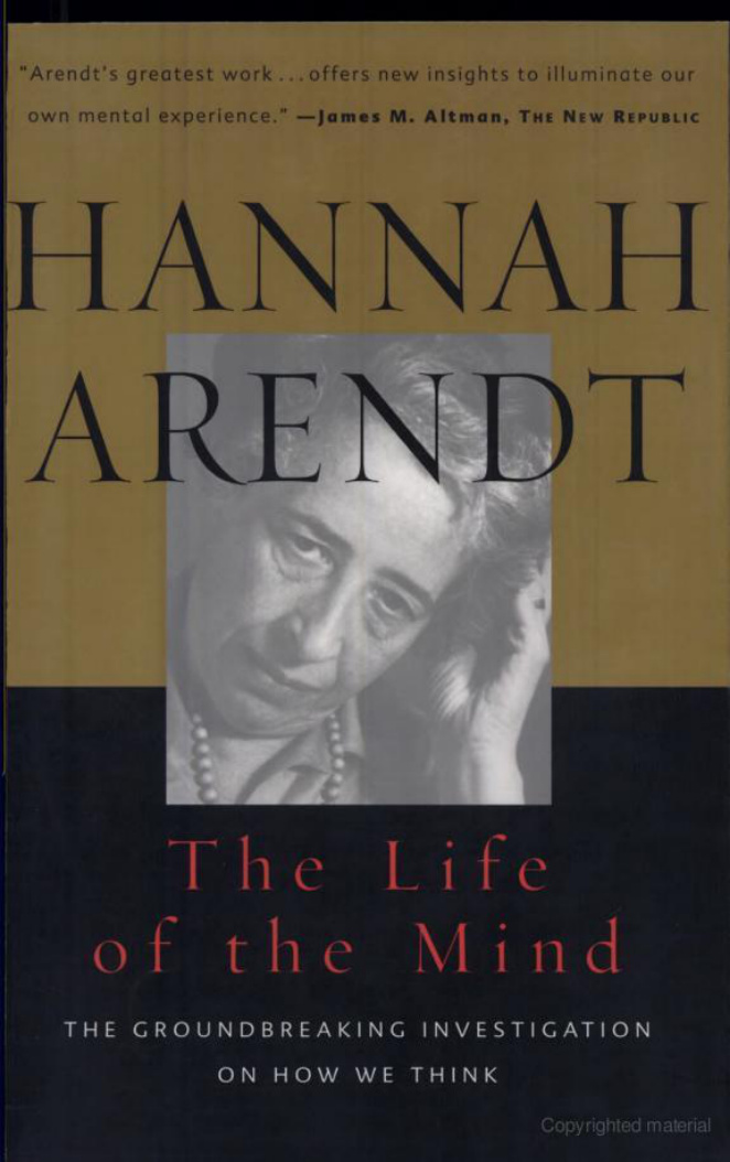 Cover of The Life of the Mind