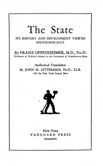 Cover of The State Its History and Development Viewed Sociologically 2